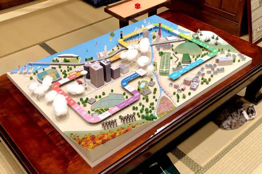 イチロー 人生すごろく 撮影用模型 SMBC日興証券